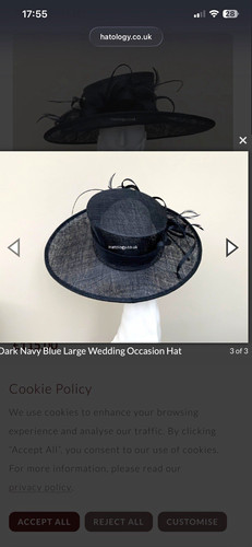 Dark navy blue large wedding - dark,