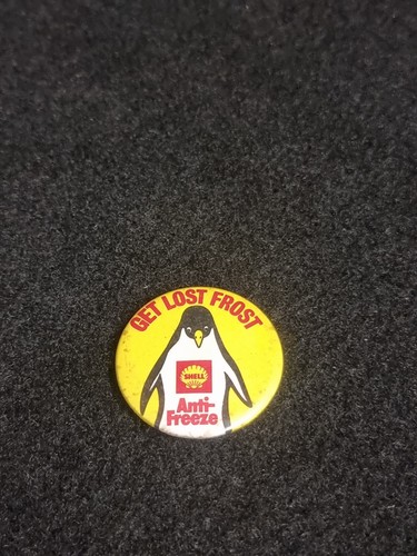 Vintage shell antifreeze pin - shell,