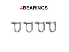 6MM TO 12MM STAINLESS STEEL DEE SHACKLES PACK OF 4 **PLEASE CHOOSE**