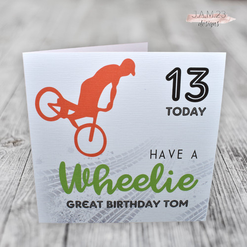 Personalised boys bmx - personalised,