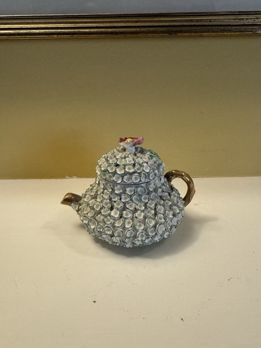 Rockingham porcelain miniature - rockingham,