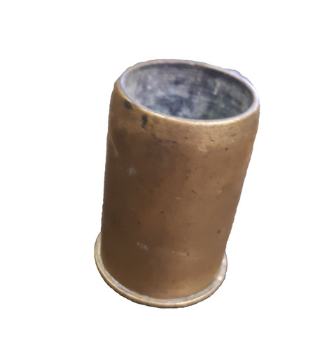 Vintage brass shell casing - brass,