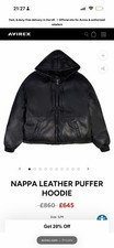 Avirex Nappa Leather Puffer