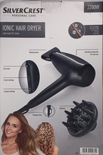 Silvercrest Ionic Hair Dryer Power consumption 2200W Low Noise DC Motor