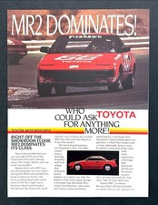 1986 Toyota MR2 Mid-Engine