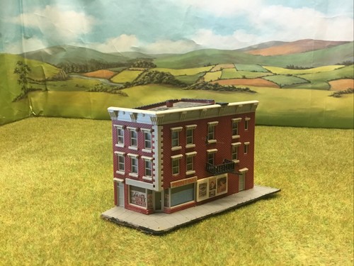 Vintage model railway - railway, corner