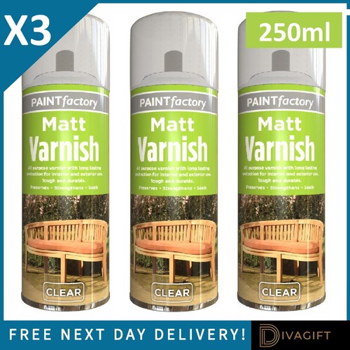 Clear matt varnish spray - 3, x
