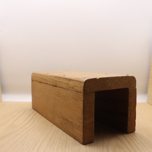 Wooden train track tunnel - train,