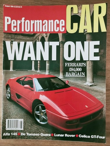 Performance car magazine - car,