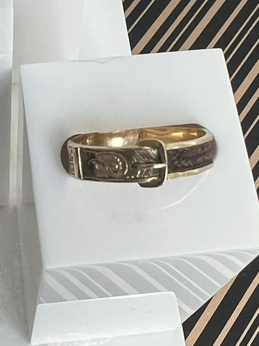 Antique 9ct gold buckle - antique,