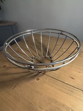 Retro Large Chrome Wire Fruit