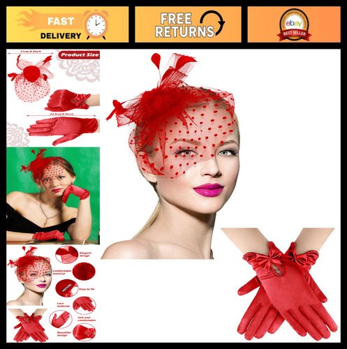 Elegant 50s fascinator hat - fascinator,