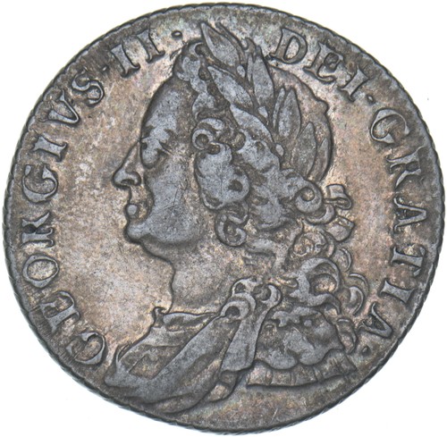 1758 shilling george ii - 1758,