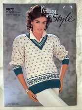 Style knitting pattern 0877