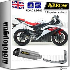 ARROW FULL SYSTEM EXHAUST OPEN RC THUNDER TITANIUM C YAMAHA YZF 600 R6 2011 11