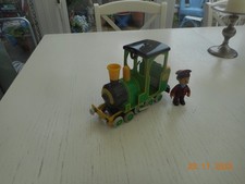 Greendale Friction Powered Musical Rocket Train with a A.J.Bains Figure