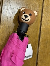 Moschino pink umbrella with