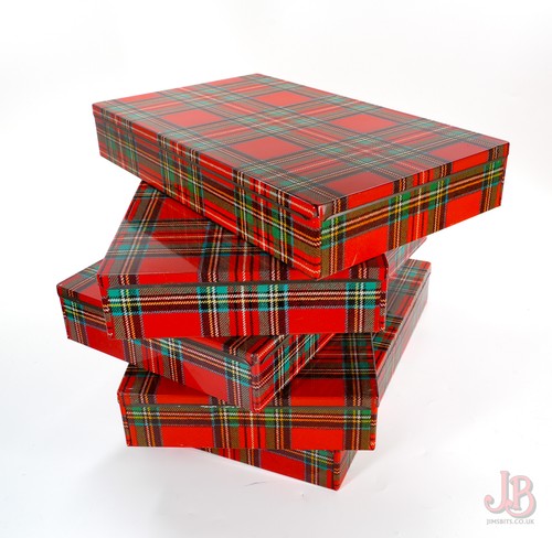 Old tartan tins made - made, in