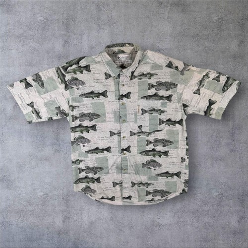 Vintage columbia fish print - vintage,