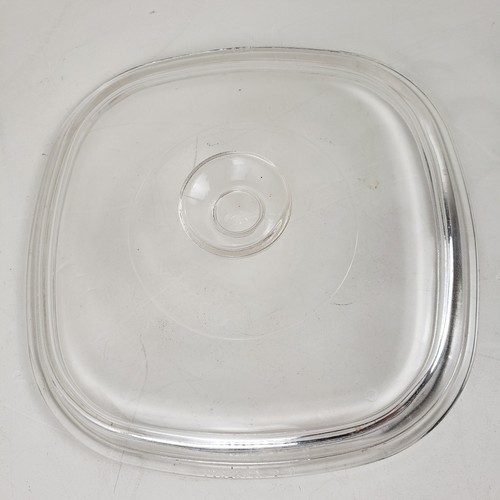 Pyrex clear glass lid - pyrex,