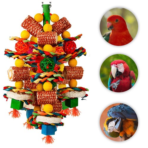 Natural corn cob - loofah, bird