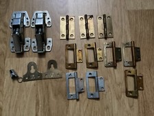 hinges x10 kitchen cupboard hinges x2 picture hooks x2 mini clamp x1