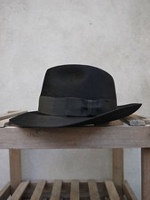 Classic Black  Fedora Hat by