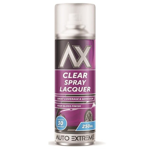Clear lacquer spray paint - clear,
