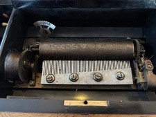 Antique Vintage Swiss Music Box.  6 Air Musical Box