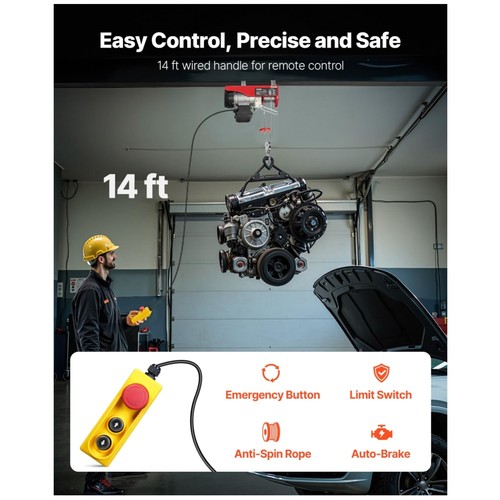 Steel electric hoist - steel, for