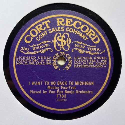 Ragtime van eps banjo orch - banjo,