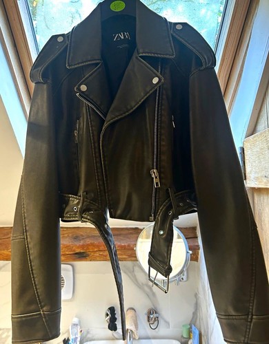 Zara women biker jacket - ,