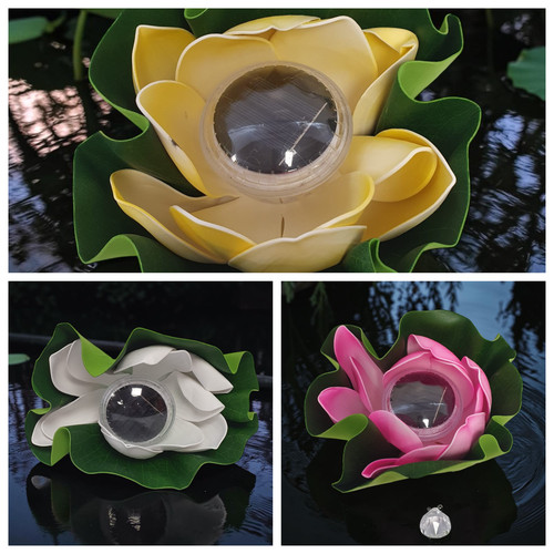 Floating solar lotus pond - floating,