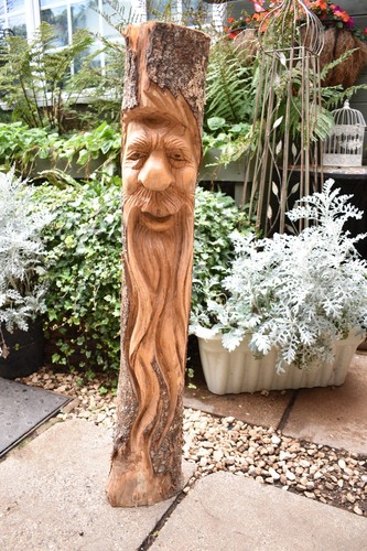 Large wooden hand carved - wooden,