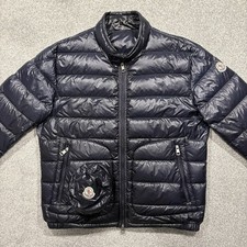 Moncler Acorus Navy Puffer Jacket Size 2 Small 100% Authentic