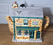WESTERN HOUSE NOVELTY TEAPOT - ANNIE ROWE DESIGN ROVERS RETURN CORONATION ST PUB