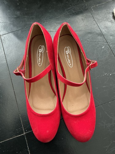 Red doubt mary jane - red,