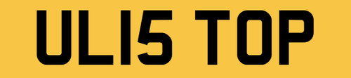 Number plate private - ul,