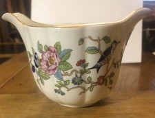 Vintage Aynsley Pembroke Double Spouted Creamer Bone China Blue Bird England