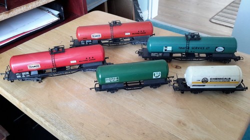 Lima tank wagons mixed - tank, x5.mixed