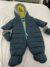 Ted Baker Pram Snow Suit Age 0/3 Months NWOT Navy Blue