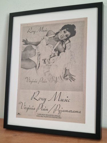 Roxy music original framed - roxy,