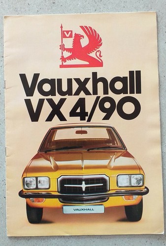 Vauxhall vx4 catalogue car - vauxhall,