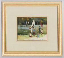 Deakin - Signed Mid 20th Century Watercolour, Shearwater Lake