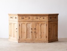 Venetian Pine Credenza, Italian Early 20th Century