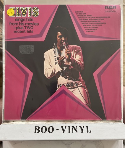 Elvis sings hits - sings, his