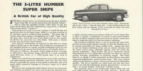 Humber super snipe - super, ii