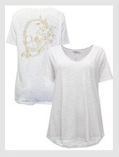 Ladies Pure Cotton Raw Edge