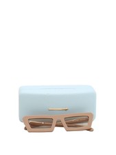 Karen Walker Women's Sunglasses Brown Cat Eye