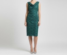 Coast Teal Lace Midi Dress -